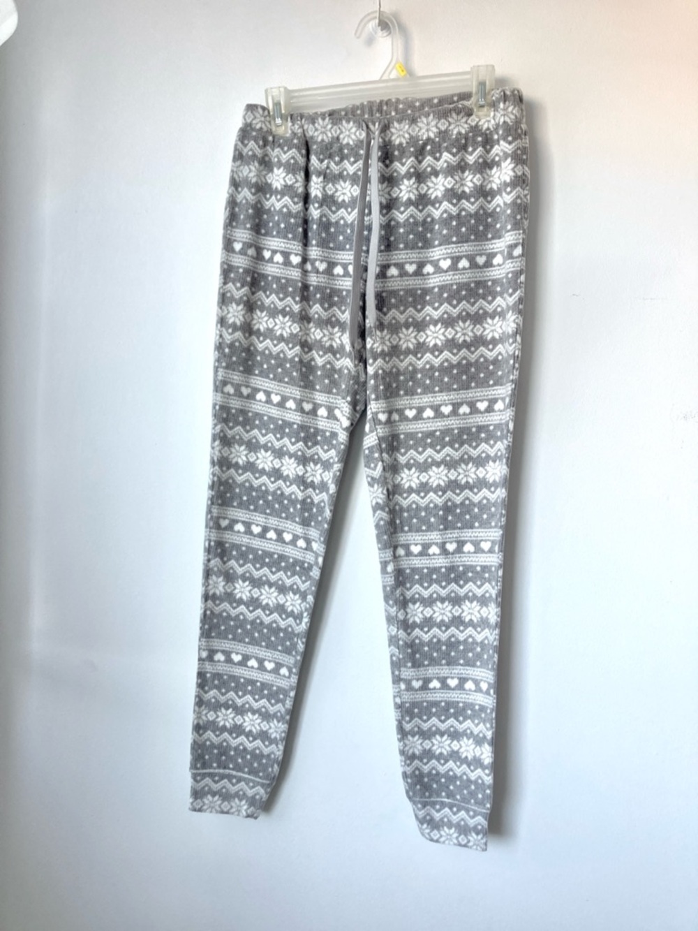 Kids Gray Fair Isle Fleece Lounge Pants